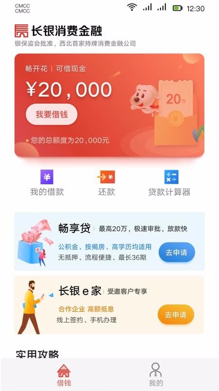 长银消费金融精简版软件截图