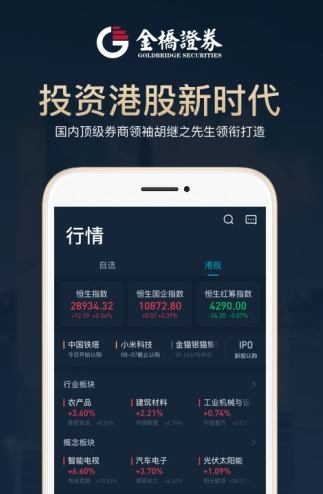 金桥证券app软件截图