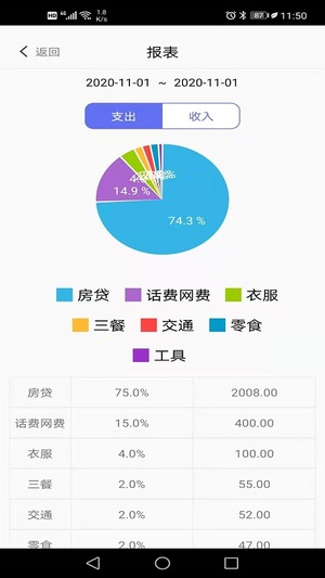 小明记账安卓版软件截图