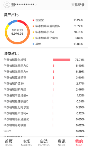 华泰柏瑞基金手机版软件截图