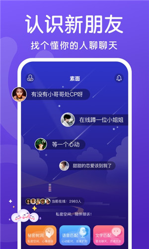 素面社交正式版软件截图